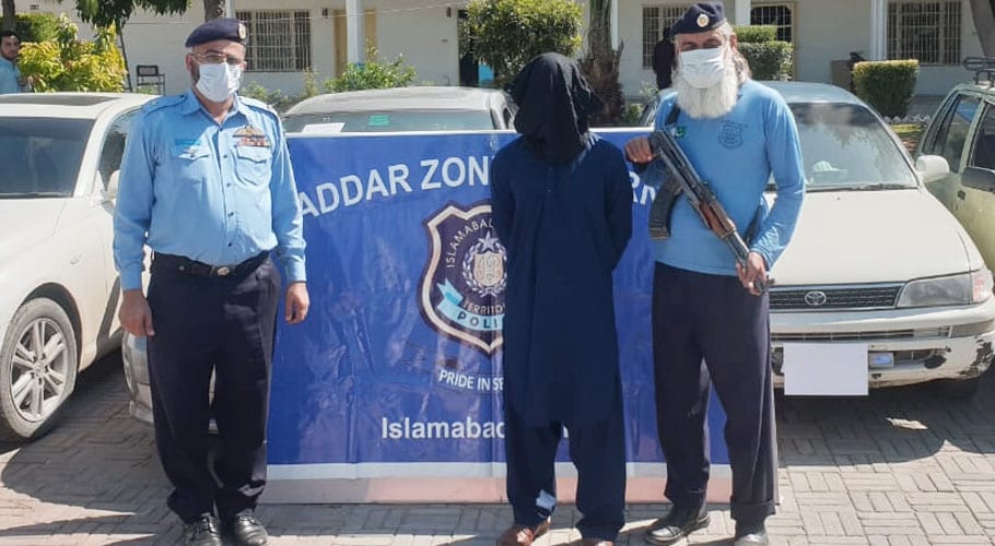 اسلام آباد، کار چور گروہ کا خطرناک ملزم رضوان عرف بچھو گرفتار