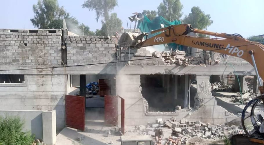 مندر کی تعمیر کیلئے سرکاری اراضی الاٹ، تجاوزات کی آڑ میں مسجد شہید
