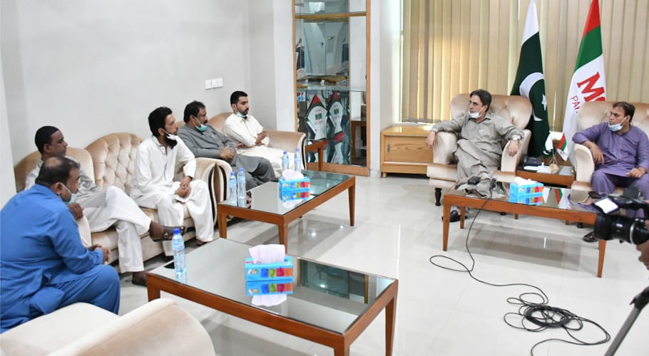 Karachi Banquet Hall Association delegation called on Amir Khan