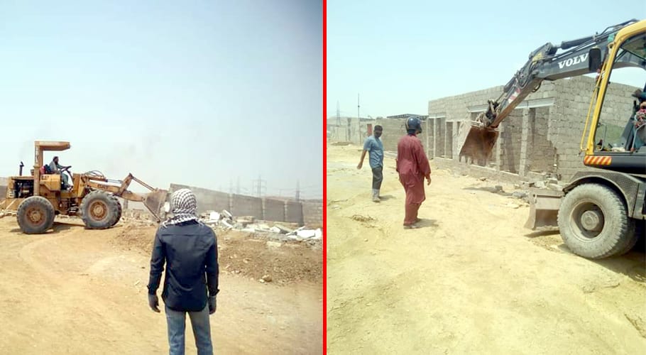 More than 130 illegal structures demolished in Orangi Gulshan-e-Zia
