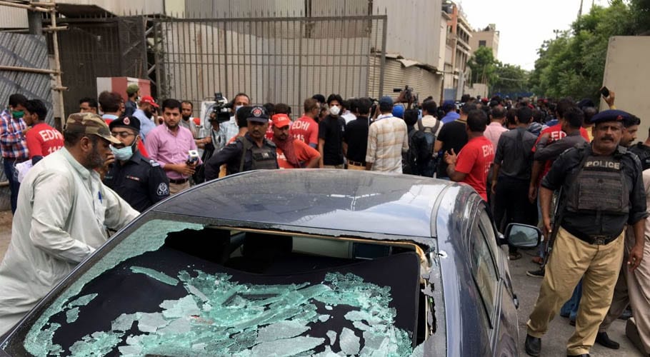 بلوچستان میں پاکستان اسٹاک ایکسچینج پر حملے کے خلاف عوام کا احتجاج، ریلی نکالی گئی