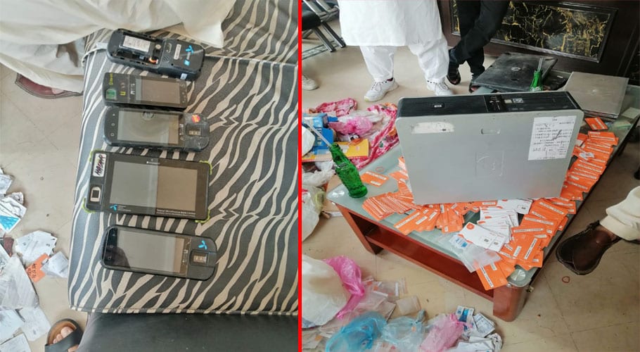 PTA raided illegal Gateway Exchange Raided in Sargodha