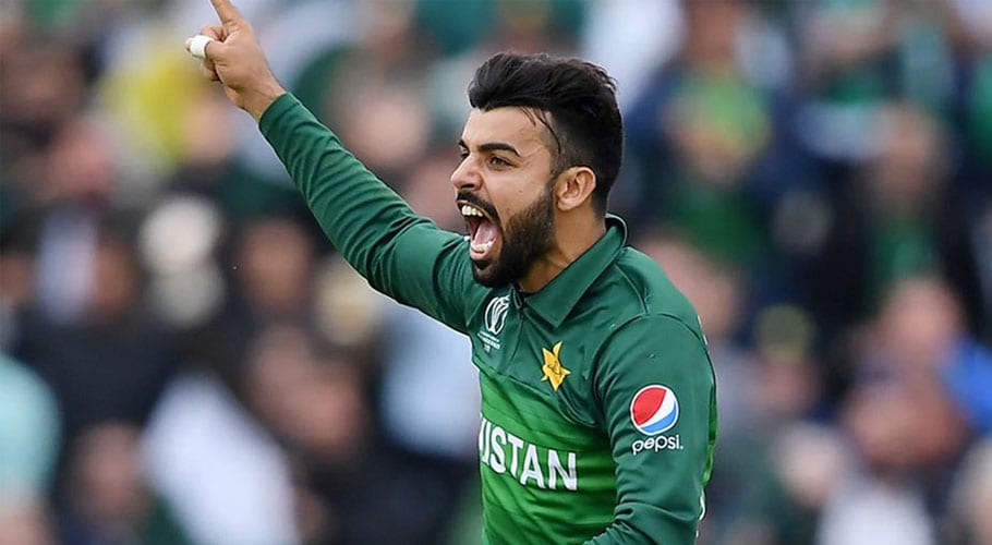 شاداب خان انجری کے باعث دورہ جنوبی افریقہ اور زمبابوے سے باہر
