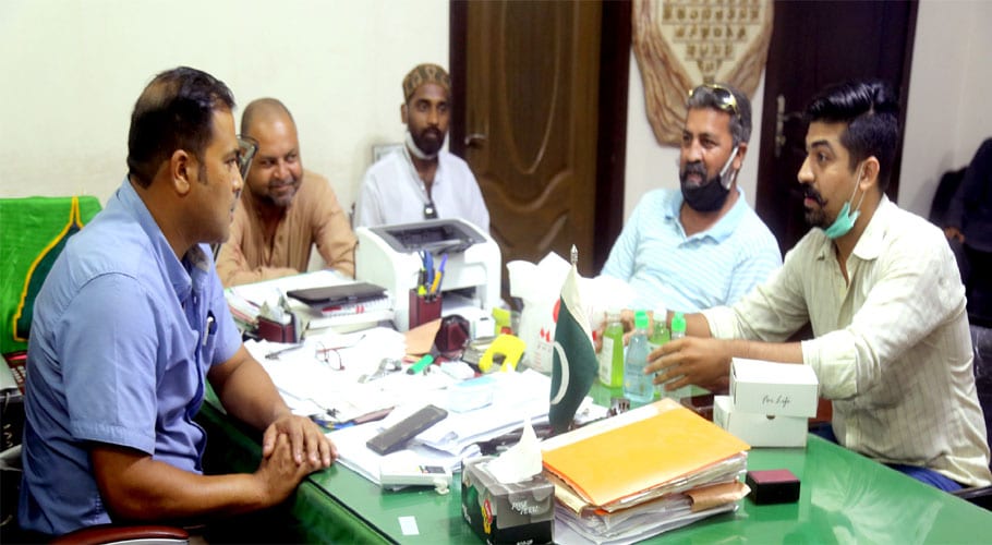 Shaffaf Welfare Trust delegation calls on Rehan Hashmi