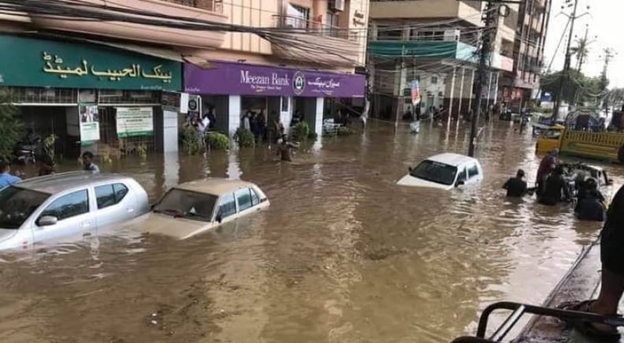 DHA fails to drain out rainwater in Karachi