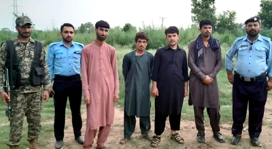 اسلام آباد، تھانہ کھنہ کی حدود میں حساس اداروں کا سرچ آپریشن، 4 افغان باشندے گرفتار