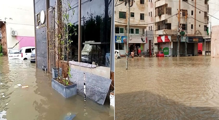 حالیہ بارشوں سے کراچی بھر کے ریسٹورنٹس میں پانی بھرگیا، اربوں کا نقصان