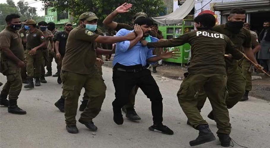 مریم نواز کیلئے ہنگامہ آرائی کرنے والے58 ن لیگی کارکنان جوڈیشل ریمانڈ پر جیل منتقل