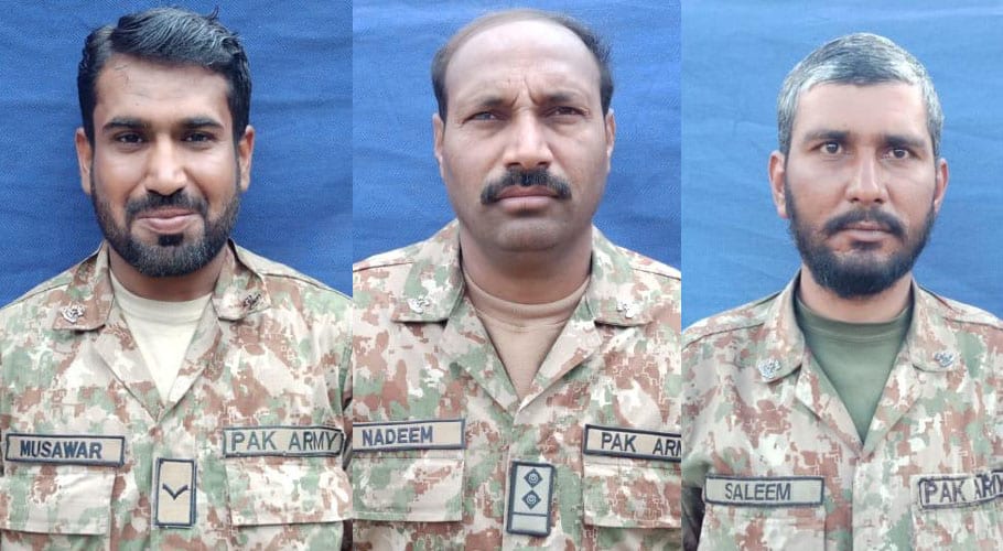 جنوبی وزیرستان میں دہشت گردوں کی فائرنگ سے پاک فوج کے 3 جوان شہید، 4 زخمی
