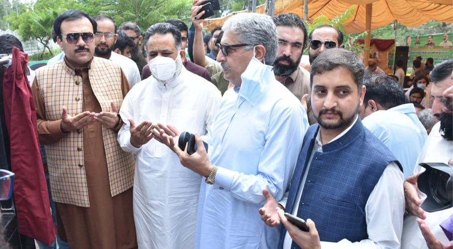 Inauguration of construction of three pedestrian bridges in rawalpindi
