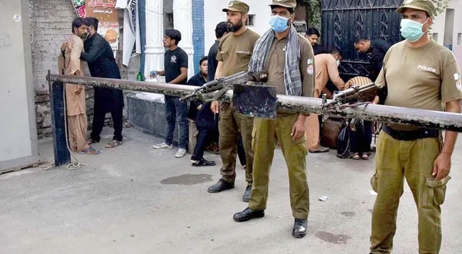 راولپنڈی:محرم الحرام میں امن و امان کے سلسلے میں مختلف علاقوں میں سرچ آپریشن