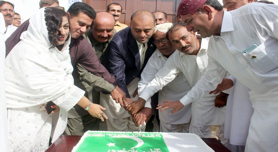 Independence Day celebrations were held at District Council Karachi