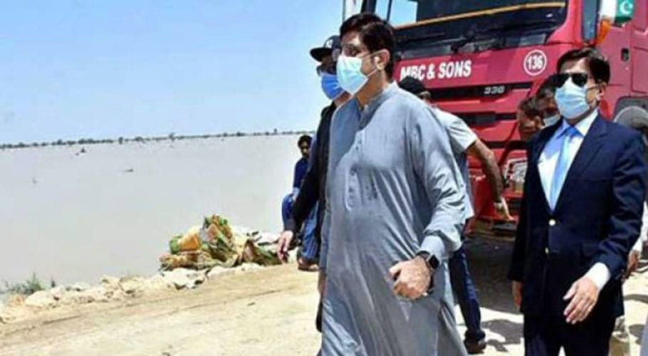 CM Sindh visits Sukkur Barrage to reviews flood situation