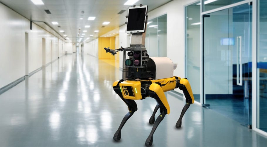 کورونا کی اہم علامات کی دُور سے تشخیص کیلئے کتے کی شکل کا روبوٹ تیار