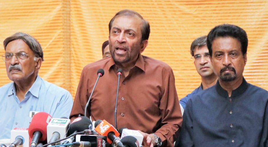 ناکام کارکردگی کو چھپانے کیلئے الگ صوبے کا نعرہ لگایا جارہا ہے، فاروق ستار