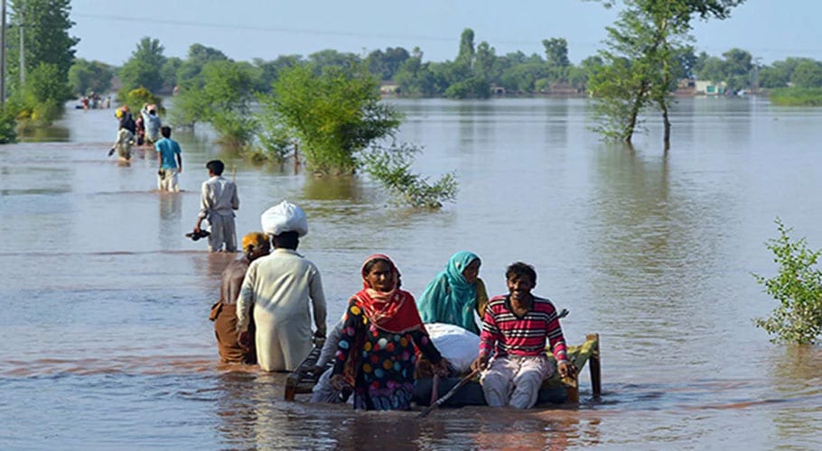 سندھ میں سیلابی ریلے کے باعث ہزاروں ایکڑ کی فصلیں تباہ، مکانات زیرِ آب