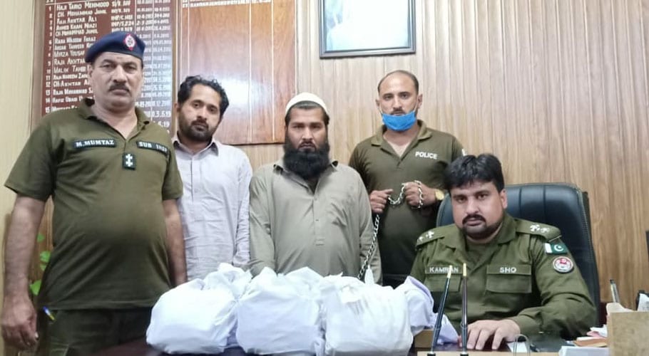 راولپنڈی پولیس کی کارروائی، کروڑوں کی ہیروئن اسمگل کرنے کی کوشش ناکام