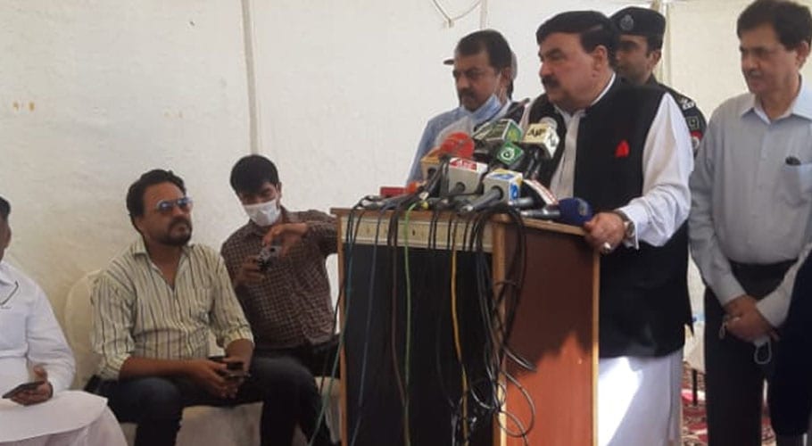 سرکلر ریلوے سے بے دخل لوگوں کو بسانا سندھ حکومت کی ذمہ داری ہے۔شیخ رشید