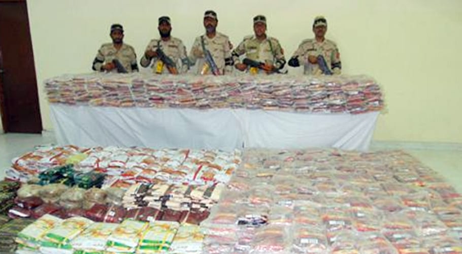 اے این ایف کی کارروائیاں، بڑی مقدار میں منشیات بر آمد، 15ملزمان گرفتار