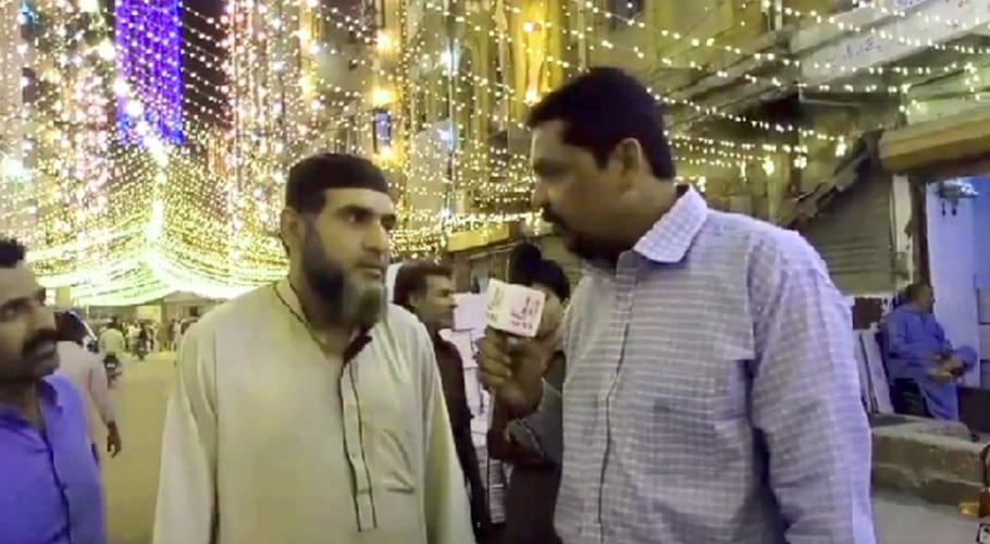 کراچی،جشن عید میلاد النبیؐ کی تیاریاں عروج پر پہنچ گئیں، سبز پرچموں کی بہار