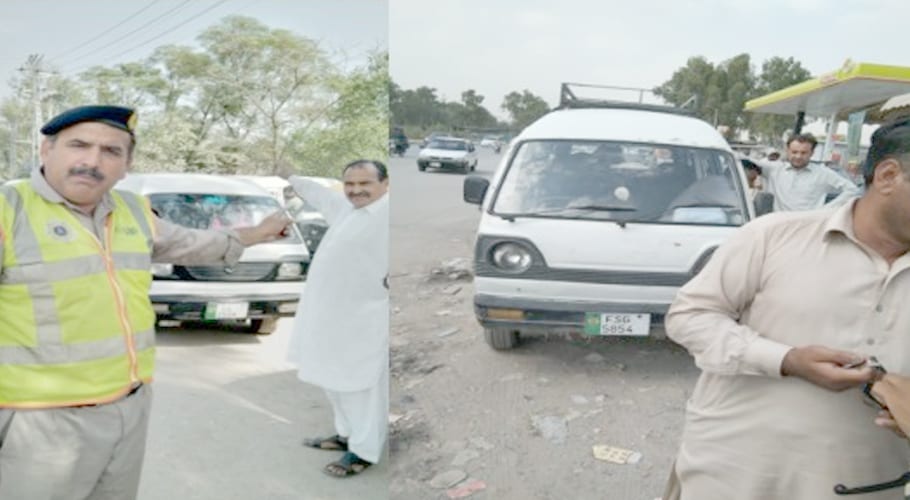 Illegal ven stop set up in Golra