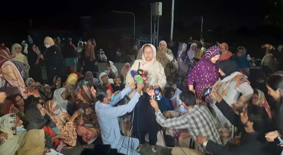 Lady Health Workers protest continue in Islamabad