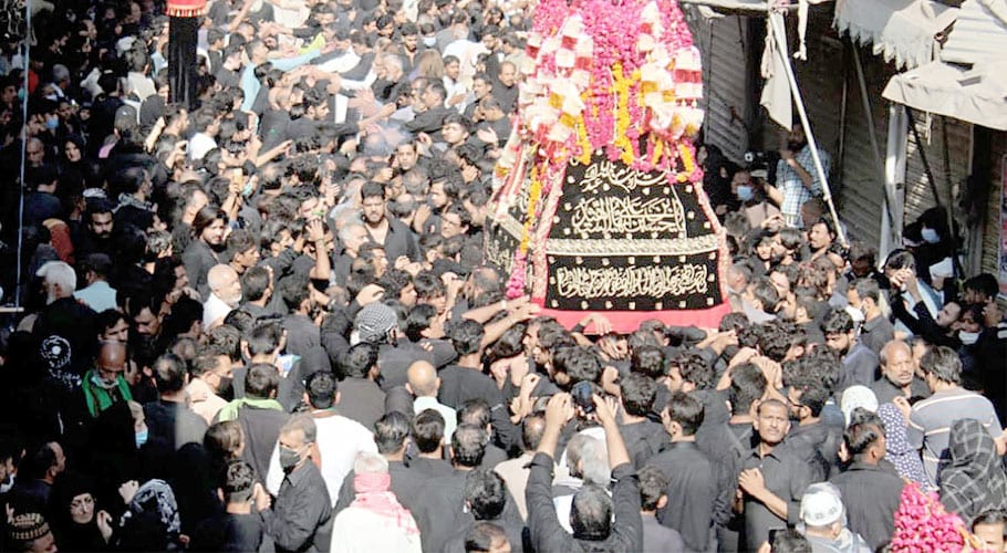 Chehlum processions end peacefully amid tight security