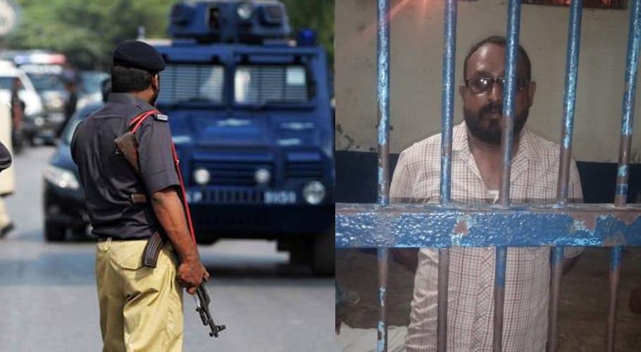 کراچی میں کھارادر کا پولیس اہلکارشہری کو دھمکانے پر گرفتار، مقدمہ درج