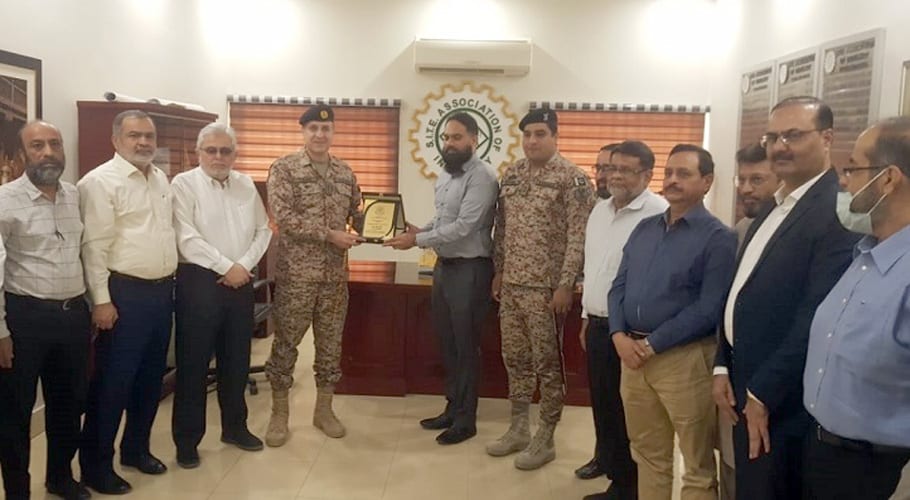 Col. Tahir Ayaz, Sector Commander, Pakistan Rangers, visited SITE Association