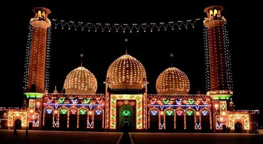 Illuminations and celebrations on Eid Milad-un-Nabi