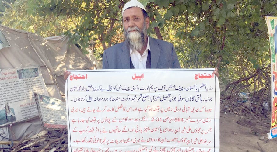 Sindh citizen reaches Islamabad to seek justice