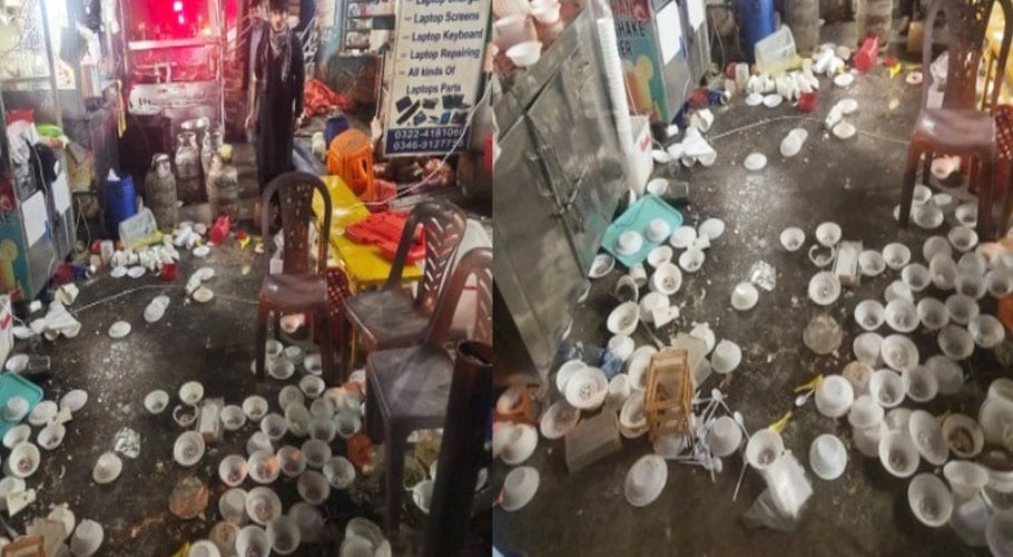 معمولی تلخ کلامی پر ڈنڈا برداروں کا کیبن پر حملہ، توڑ پھوڑ،2افراد شدید زخمی