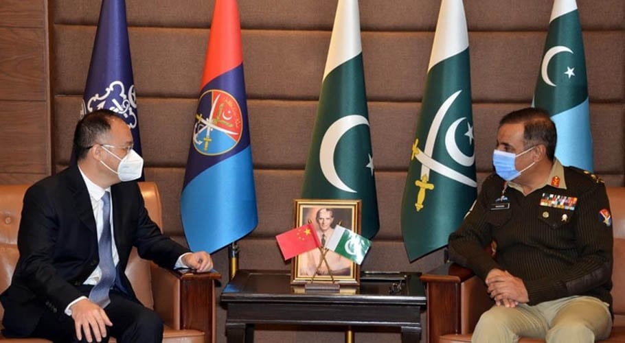 Chinese envoy calls on Chairman CJCSC, discuss security issues
