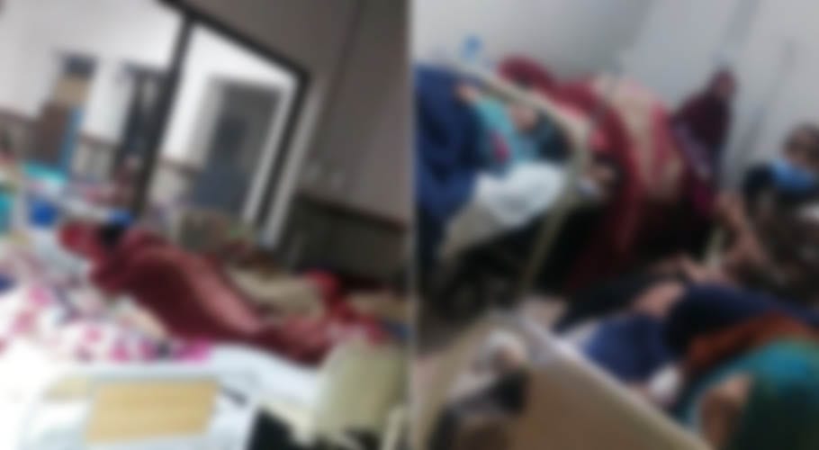 ڈی ایچ کیو اسپتال میں کورونا ایس او پیز کی خلاف ورزیاں عروج پر پہنچ گئیں