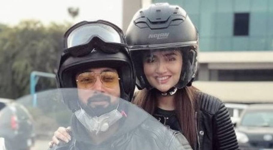 Sana Javed, Umair Jaswal spotted enjoying bike ride in Islamabad