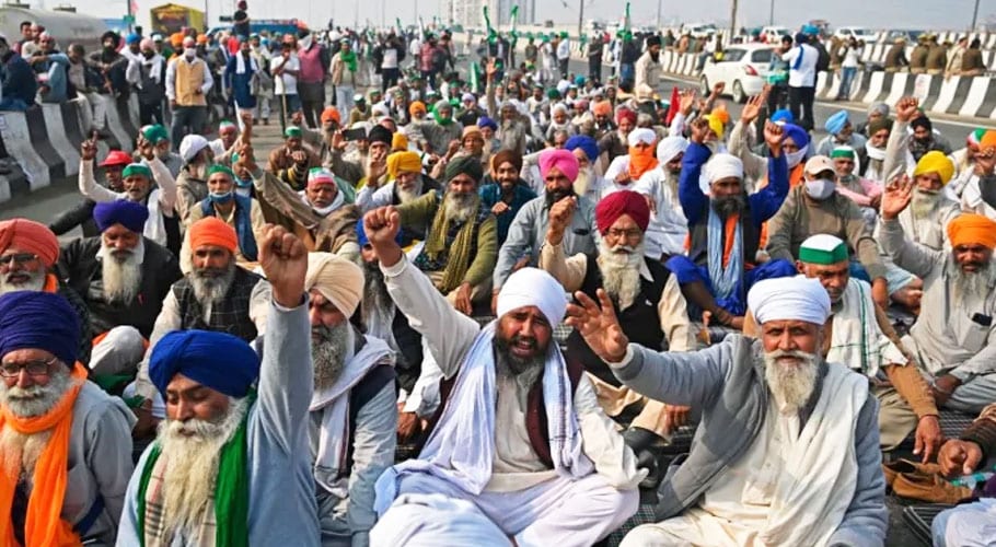 100دنوں سے بھارتی کسان سراپا احتجاج، کل اہم شاہراہین بند کرنے کا فیصلہ