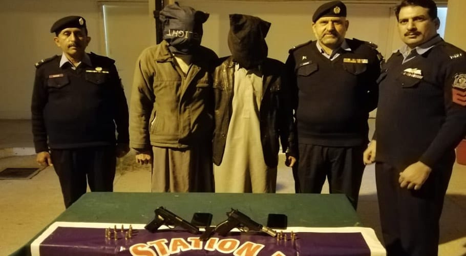 اسلام آباد پولس کی کارروائی، جیولر کی دکان پر ڈکیتی میں ملوث 2 ملزمان گرفتار