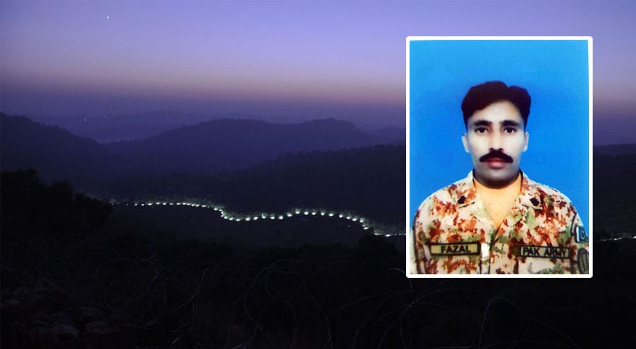 بھارتی فوج کی ایل او سی پر سیز فائر کی خلاف ورزی، پاک فوج کا جوان شہید