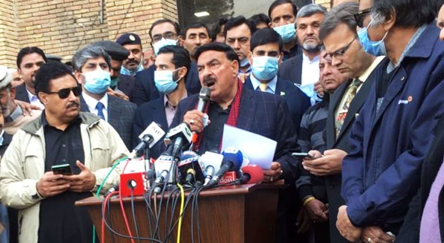 نواز شریف کا پاسپورٹ 16 فروری کو منسوخ کردیں گے، شیخ رشید احمد