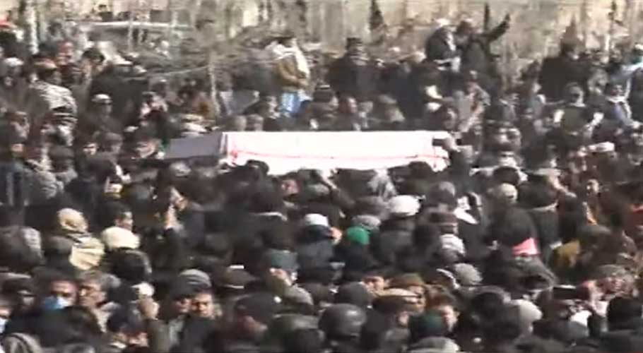 Quetta victims buried in Hazara Town Cemetery