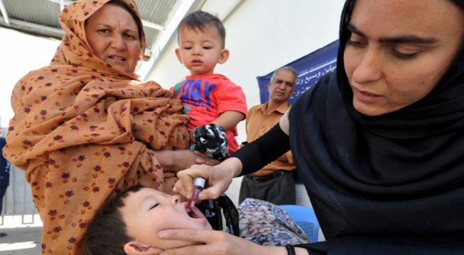 پاکستان کے مختلف علاقوں میں 5 روزہ انسدادِ پولیو مہم آج سے شروع