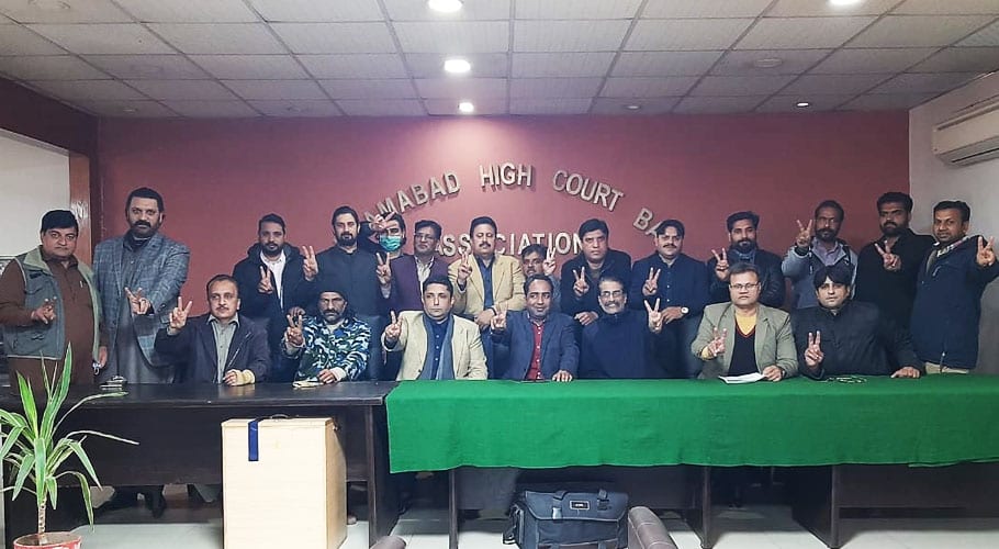 اسلام آباد ہائیکورٹ جرنلسٹ ایسوسی ایشن کے سالانہ انتخابات میں جہانگیر بلوچ پینل کامیاب