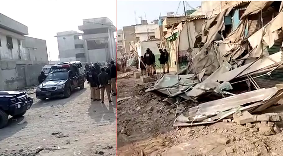 grand operation start against encroachments in mehmoodabad nullah