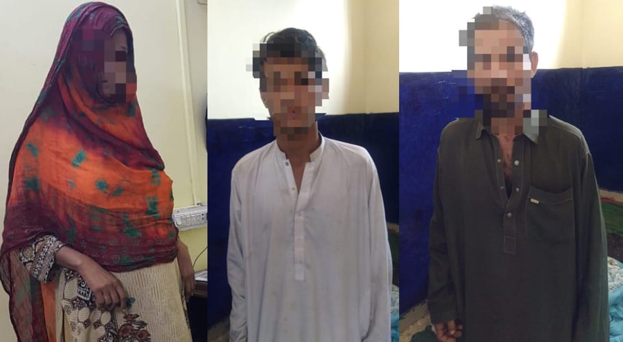کراچی، ملیر سٹی سے منشیات کی سپلائی میں ملوث ماں باپ اور بیٹا گرفتار