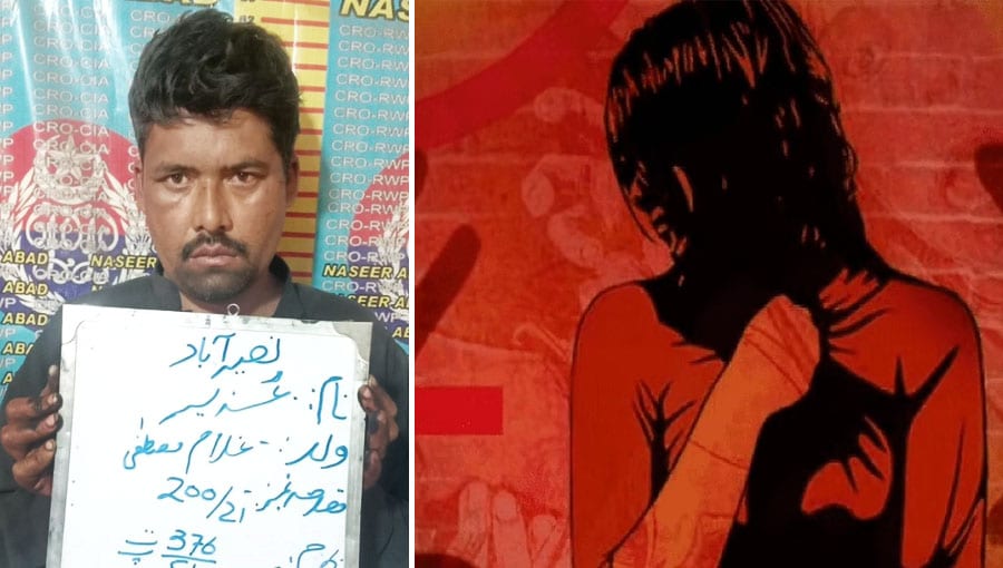 راولپنڈی، 8سال کی بچی سے ملزم کی زیادتی کی کوشش،ملزم گرفتار