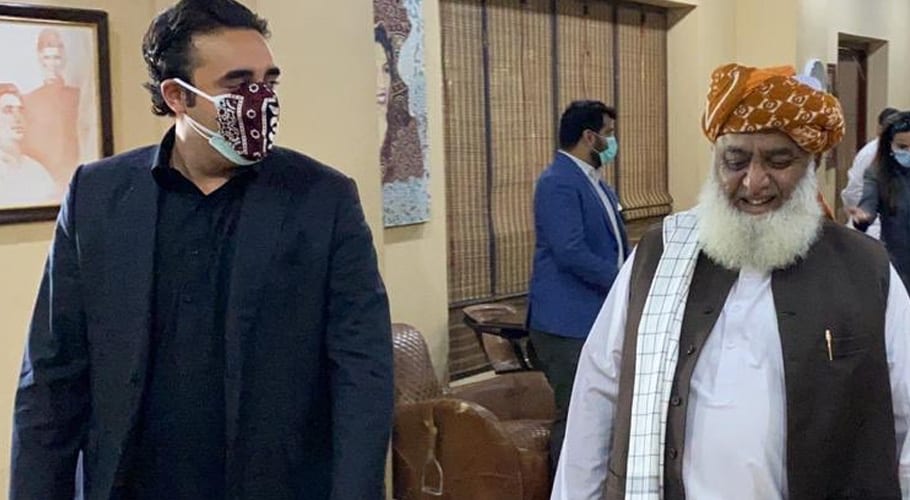 حیدر آباد میں پی ڈی ایم جلسے کی تیاریاں مکمل، فضل الرحمان اور بلاول خطاب کرینگے