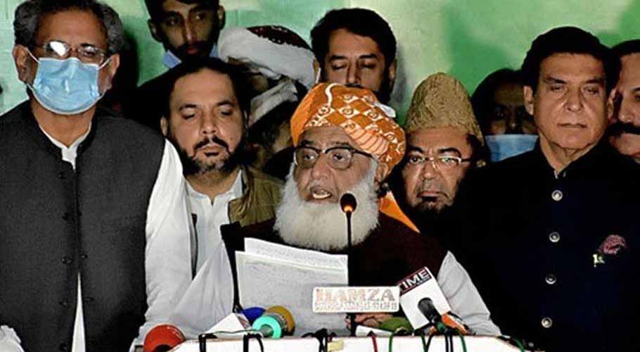سینیٹ انتخابات،مولانا فضل الرحمان، شاہد خاقان اور راجا پرویز کی اہم بیٹھک