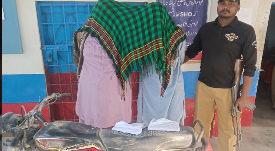 کراچی سکھن پولیس کی کارروائی، موٹرسائیکل چور گروہ کے 2 کارندے گرفتار