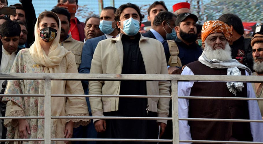 حکومت کے خاتمے تک لانگ مارچ جاری رہے گا،پی ڈی ایم کا اعلان