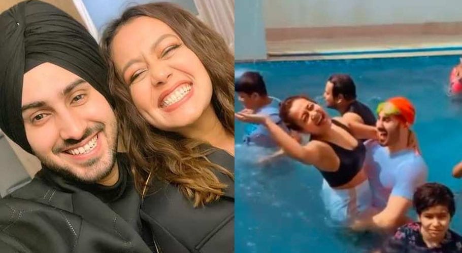 neha kakkar pool party